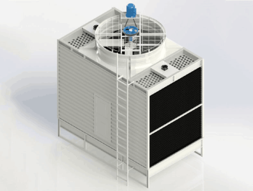 逆流式玻璃鋼冷卻塔控制